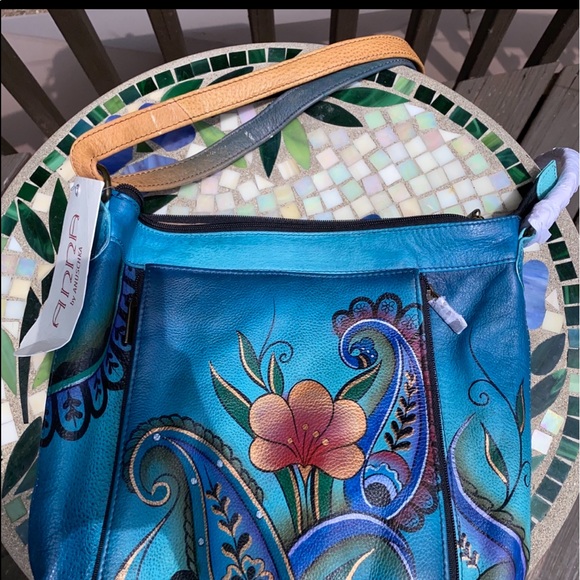 Handbags - Anushka hand painted beautiful crossbody  bag new